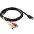 004) Cabo Adaptador Hdmi X Av Rca